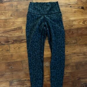 Black Leopard Print Leggings